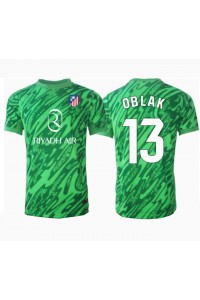 Atletico Madrid Jan Oblak #13 Keeper Fotballdrakt Borte Klær 2024-25 Korte ermer